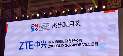 中興通訊GoldenDB榮膺2020年P(guān)MI中國項目管理大獎，通訊產(chǎn)品研發(fā)再創(chuàng)佳績